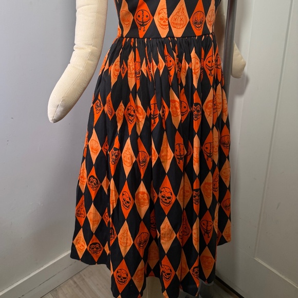 Vixen by Micheline Pitt TRICK R TREAT™ SWEETHEART SWING DRESS HALLOWEEN - Picture 5 of 9